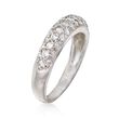 C. 1990 Vintage .75 ct. t.w. Pave Diamond Ring in 14kt White Gold