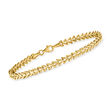 14kt Yellow Gold Chevron-Link Bracelet
