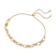 18kt Yellow Gold Modified Cable-Link Bolo Bracelet