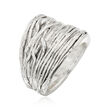 Sterling Silver Multi-Row Ring
