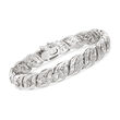 1.00 ct. t.w. Diamond Bracelet in Sterling Silver