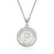Sterling Silver MLB Pittsburgh Pirates Pendant Necklace. 18&quot;
