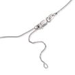 Simon G. .21 ct. t.w. Diamond Cross Pendant Necklace in 18kt White Gold