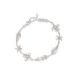 Sterling Silver Sea Life Anklet