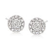 1.00 ct. t.w. Diamond Earrings in Sterling Silver