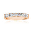 1.60 ct. t.w. Princess-Cut Diamond Ring in 14kt Rose Gold