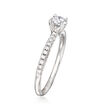 .58 ct. t.w. Diamond Engagement Ring in 14kt White Gold