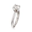 C. 2000 Vintage .95 Carat Diamond Solitaire Ring in 14kt White Gold