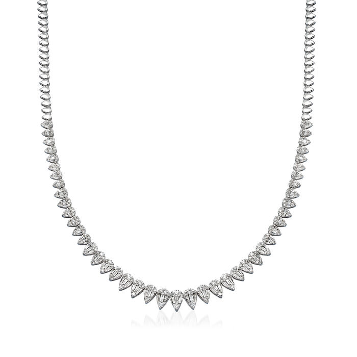 3.85 ct. t.w. Diamond Necklace in 18kt White Gold
