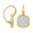 1.05 ct. t.w. Diamond Drop Earrings in 14kt Yellow Gold