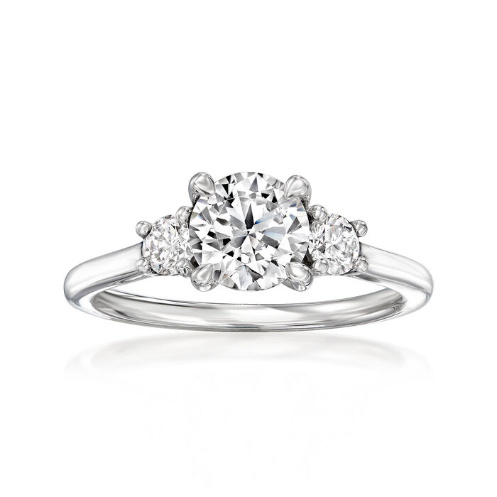 Gabriel Designs .30 ct. t.w. Diamond Engagement Ring Setting in 14kt White Gold