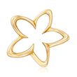 C. 1990 Vintage Tiffany Jewelry 18kt Yellow Gold Open Star Pin