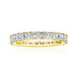 4.90 ct. t.w. Princess-Cut Diamond Eternity-Style Wedding Band in 14kt Yellow Gold