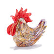 Multicolored Murano Glass Rooster from Italy