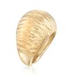 14kt Yellow Gold Dome Ring