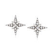 .25 ct. t.w. Diamond North Star Jewelry Set: Earrings and Pendant Necklace in Sterling Silver