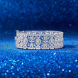 3.00 ct. t.w. Diamond Floral Bracelet in Sterling Silver