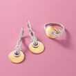.67 ct. t.w. Diamond Knot Drop Earrings in 14kt Two-Tone Gold