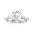 2.00 Carat Certified Diamond Solitaire Ring in 14kt White Gold