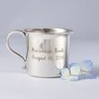 Reed & Barton Pewter Personalized Concord Baby Cup