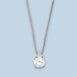 6.75 ct. t.w. CZ Pendant Necklace in Sterling Silver