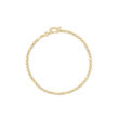 14kt Yellow Gold Oval-Link Anklet