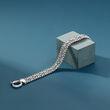 Sterling Silver Byzantine Beaded-Edge Bracelet