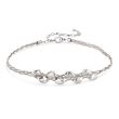 Italian Sterling Silver Braided Bead Choker Necklace