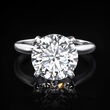 5.00 Carat Lab-Grown Diamond Solitaire Ring in 14kt White Gold