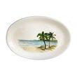 Abbiamo Tutto &quot;Palm Breezes&quot; Ceramic Oval Serving Platter from Italy