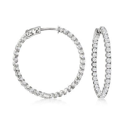 2.00 ct. t.w. CZ Eternity Band in Sterling Silver | Ross-Simons