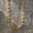Italian 18kt Yellow Gold Cable-Link Necklace