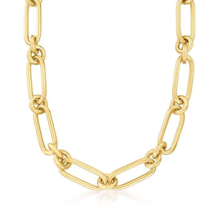 Roberto Coin &quot;Oro Classic&quot; 18kt Yellow Gold Link Necklace