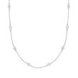 1.00 ct. t.w. CZ Necklace in Sterling Silver