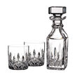 Waterford Crystal &quot;Lismore Connoisseur&quot; Set of 2 Tumbler Glasses with Square Decanter