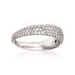Roberto Coin .67 ct. t.w. Tapered Diamond Ring in 18kt White Gold