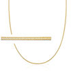 1.4mm 14kt Yellow Gold Snake-Chain Necklace