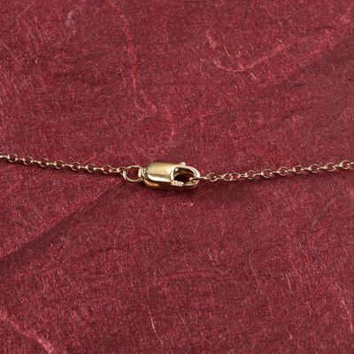 1.00 ct. t.w. Bezel-Set Diamond Station Necklace in 14kt Yellow Gold