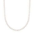 5-5.5mm Cultured Akoya Pearl Necklace with 18kt White Gold