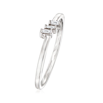 Diamond-Accented Ring in Sterling Silver
