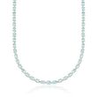 60.00 ct. t.w. Blue Topaz Necklace in Sterling Silver