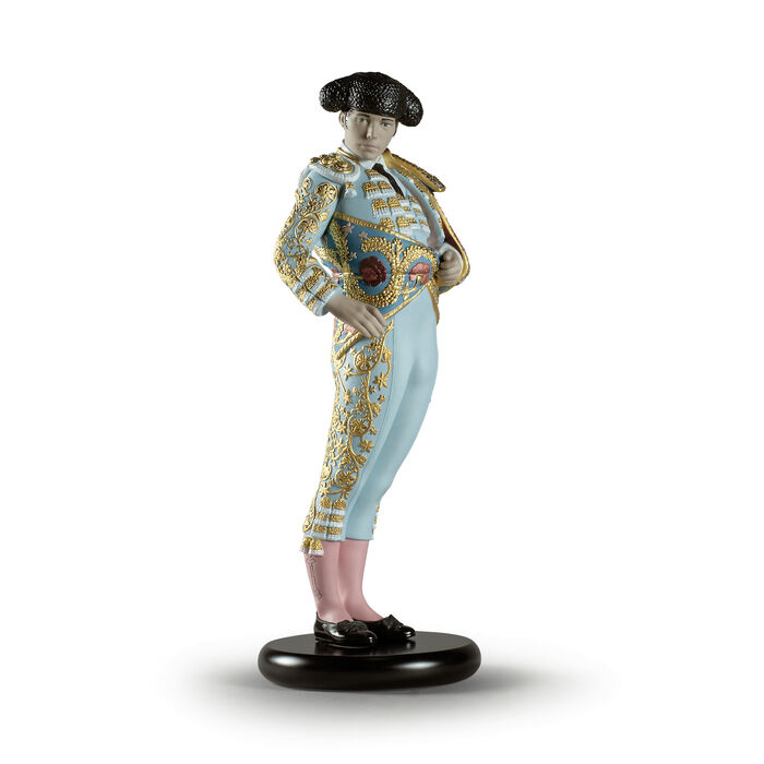 Lladro &quot;Blue Bullfighter&quot; Porcelain Figurine