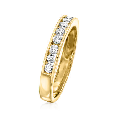 .50 ct. t.w. Channel-Set Diamond Wedding Band in 14kt Yellow Gold