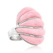 Pink Opal Ring in Sterling Silver