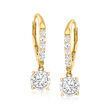 1.00 ct. t.w. Diamond Drop Earrings in 14kt Yellow Gold