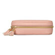 Mele & Co. &quot;Lucy&quot; Pink Faux Leather Travel Jewelry Case