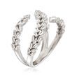 .48 ct. t.w. Baguette Diamond Infinity Openwork Ring in 14kt White Gold