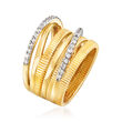 .50 ct. t.w. Diamond Highway Ring in 14kt Yellow Gold