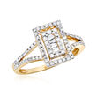 .50 ct. t.w. Diamond Cluster Ring in 14kt Yellow Gold