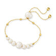 4-9.5mm Cultured Pearl Bolo Bracelet in 14kt Yellow Gold